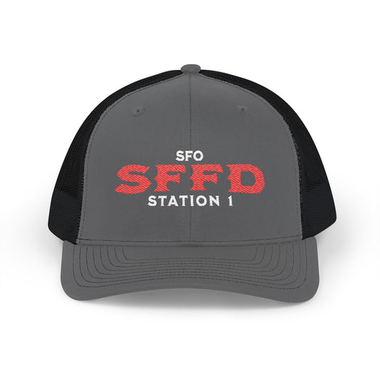 Richardson 112 SFFD SFO Station 1 Snapback Cap - Full Box Fishing Designs
