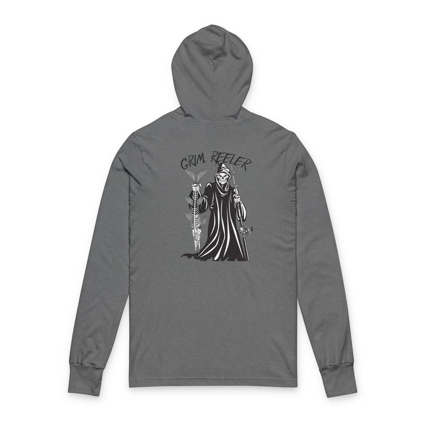Unisex Hooded Long Sleeve Tee - Full Box Fishing Designs