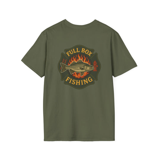 Striper Maltese Cross Tee - Full Box Fishing Designs