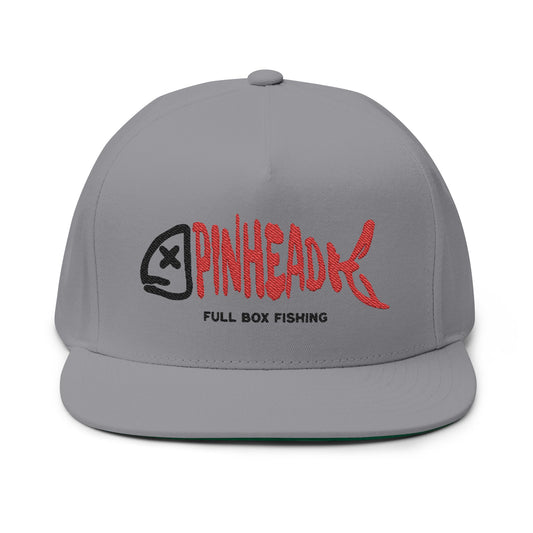 Flat Bill Hat - Pinhead Full Box Fishing Designs