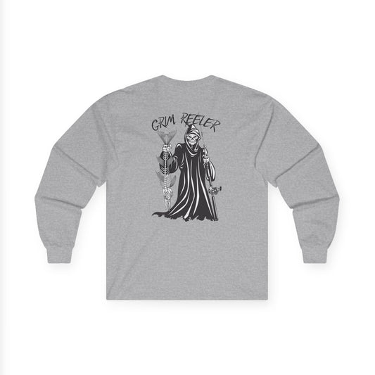 Grim Reeler Long Sleeve Tee - Full Box Fishing Designs