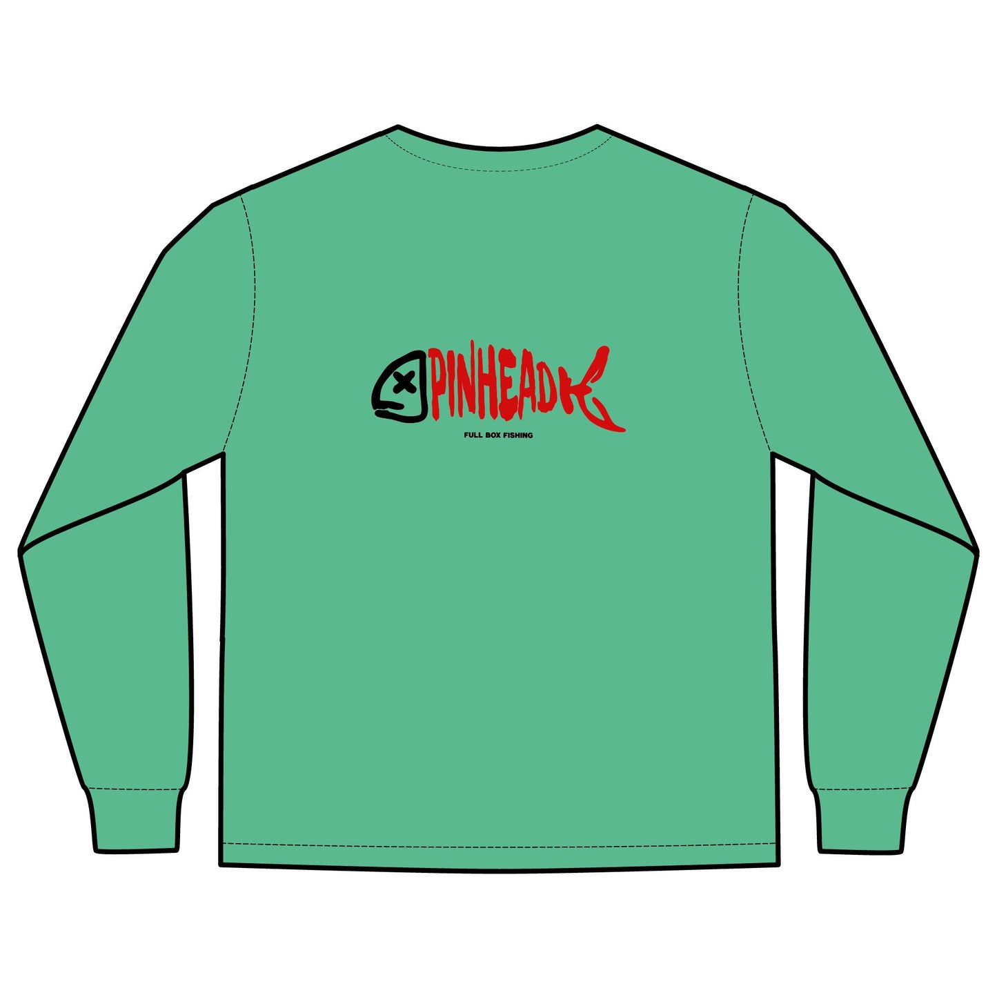 Long Sleeve Pocket T-Shirt - Full Box Fishing Designs