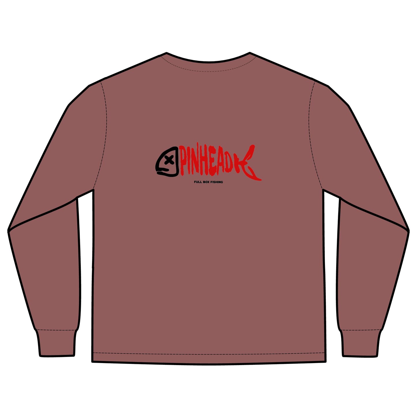 Long Sleeve Pocket T-Shirt - Full Box Fishing Designs