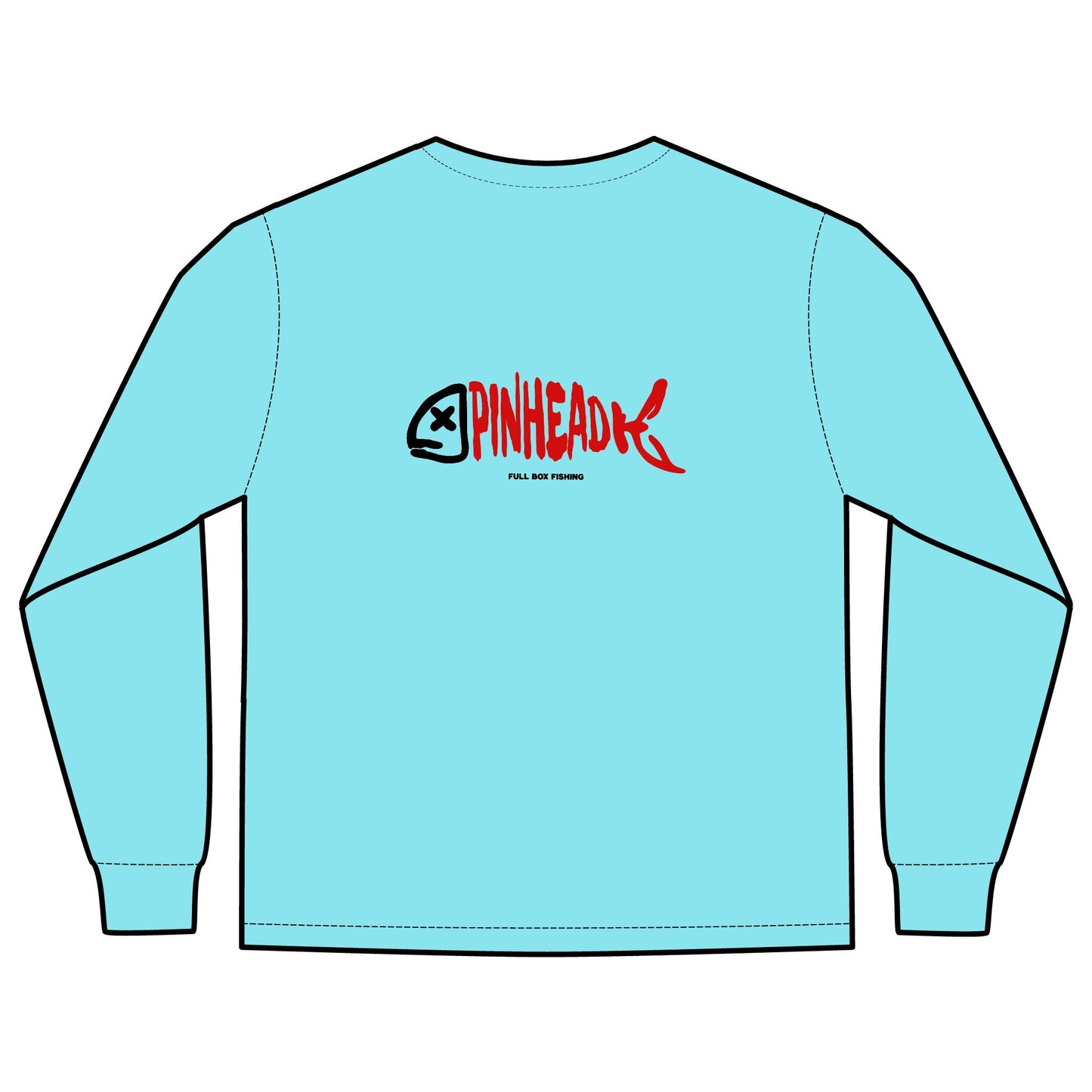 Long Sleeve Pocket T-Shirt - Full Box Fishing Designs
