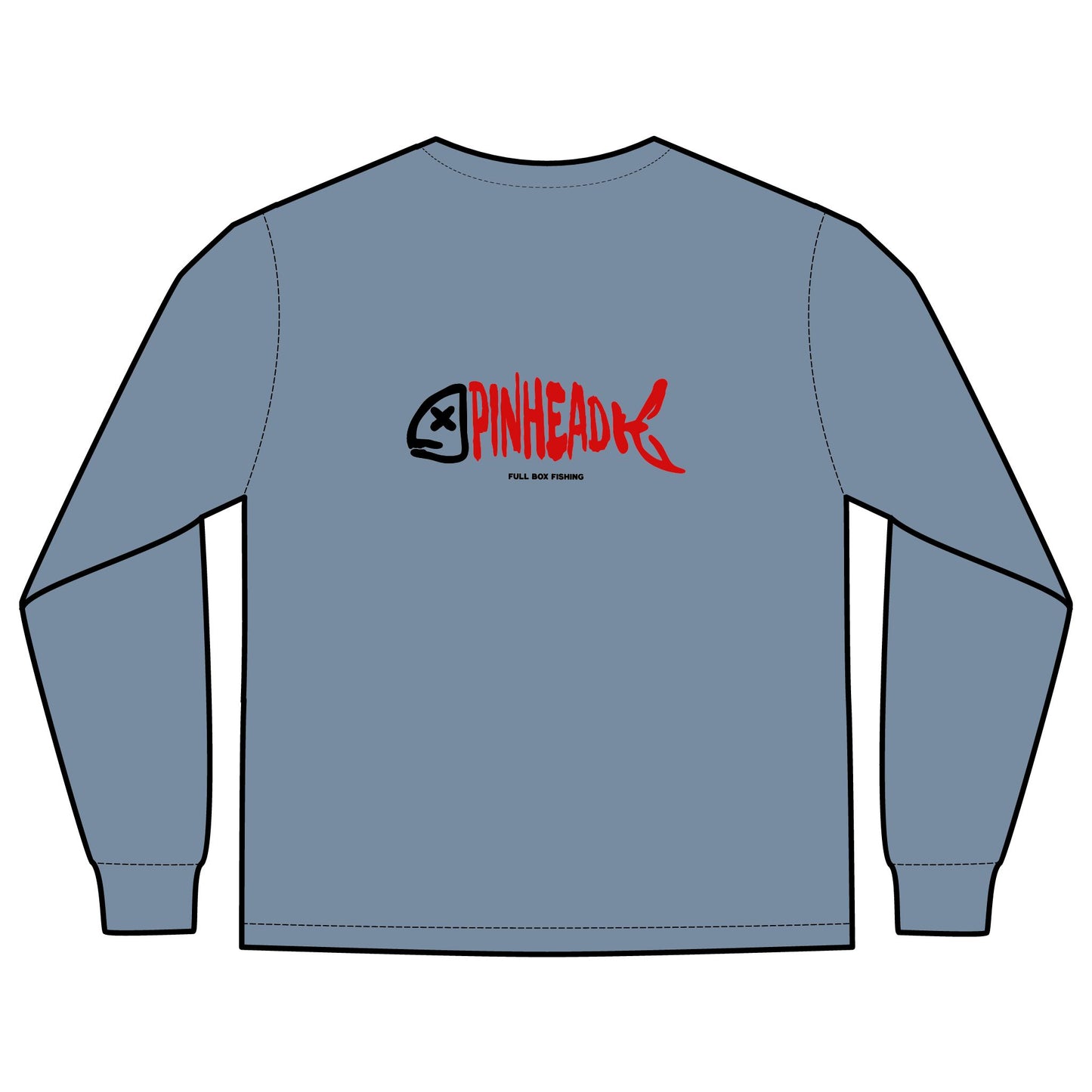 Long Sleeve Pocket T-Shirt - Full Box Fishing Designs