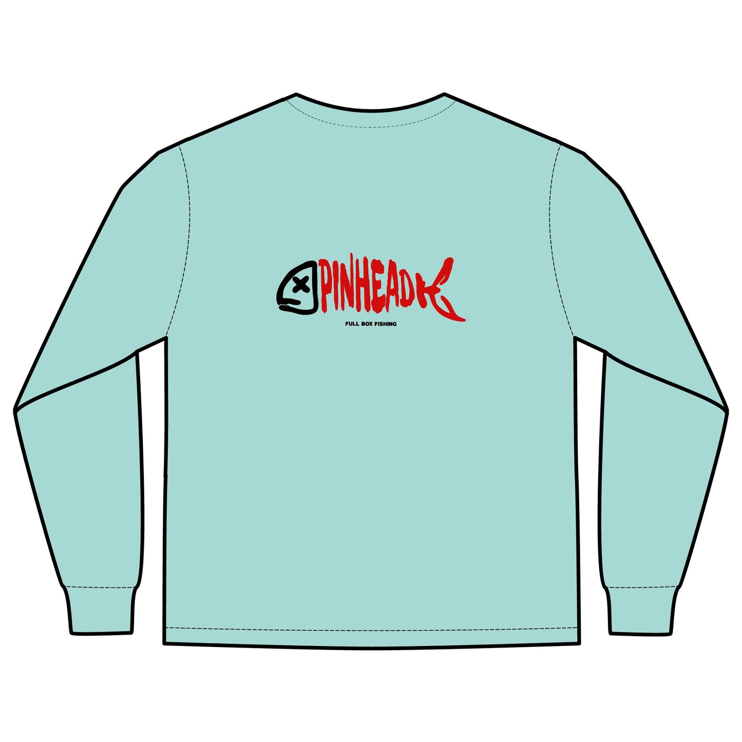 Long Sleeve Pocket T-Shirt - Full Box Fishing Designs