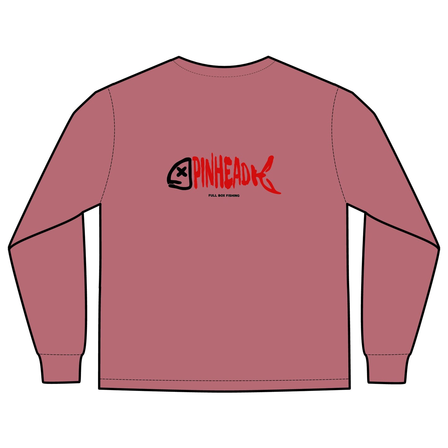 Long Sleeve Pocket T-Shirt - Full Box Fishing Designs