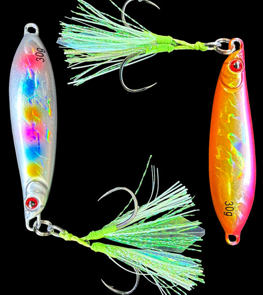 Full Box 30g Curved Inshore Jig Pair