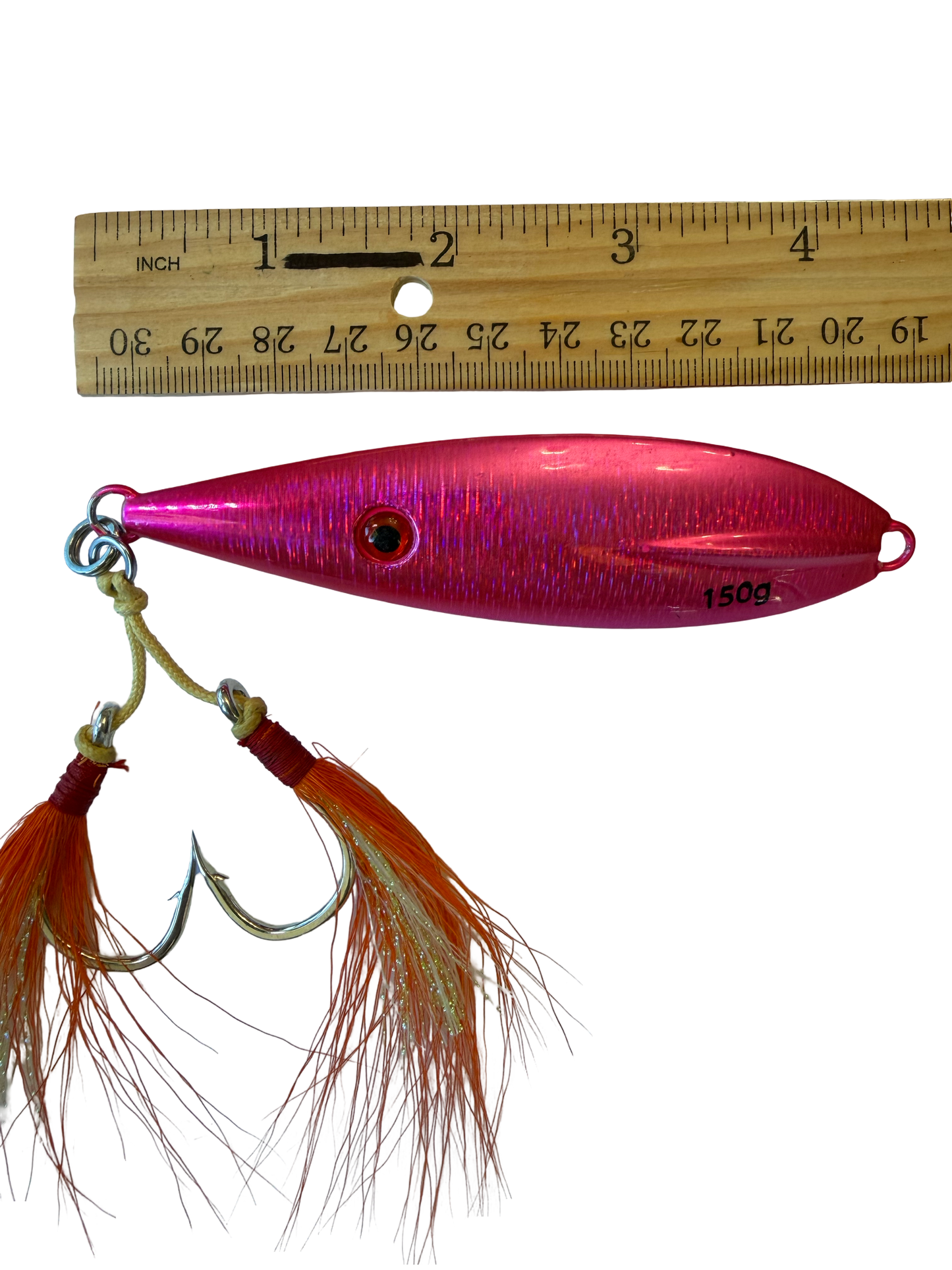 Full Box Fishing            First-In Flutter 150g Slow Pitch Jig (Pink Flash)