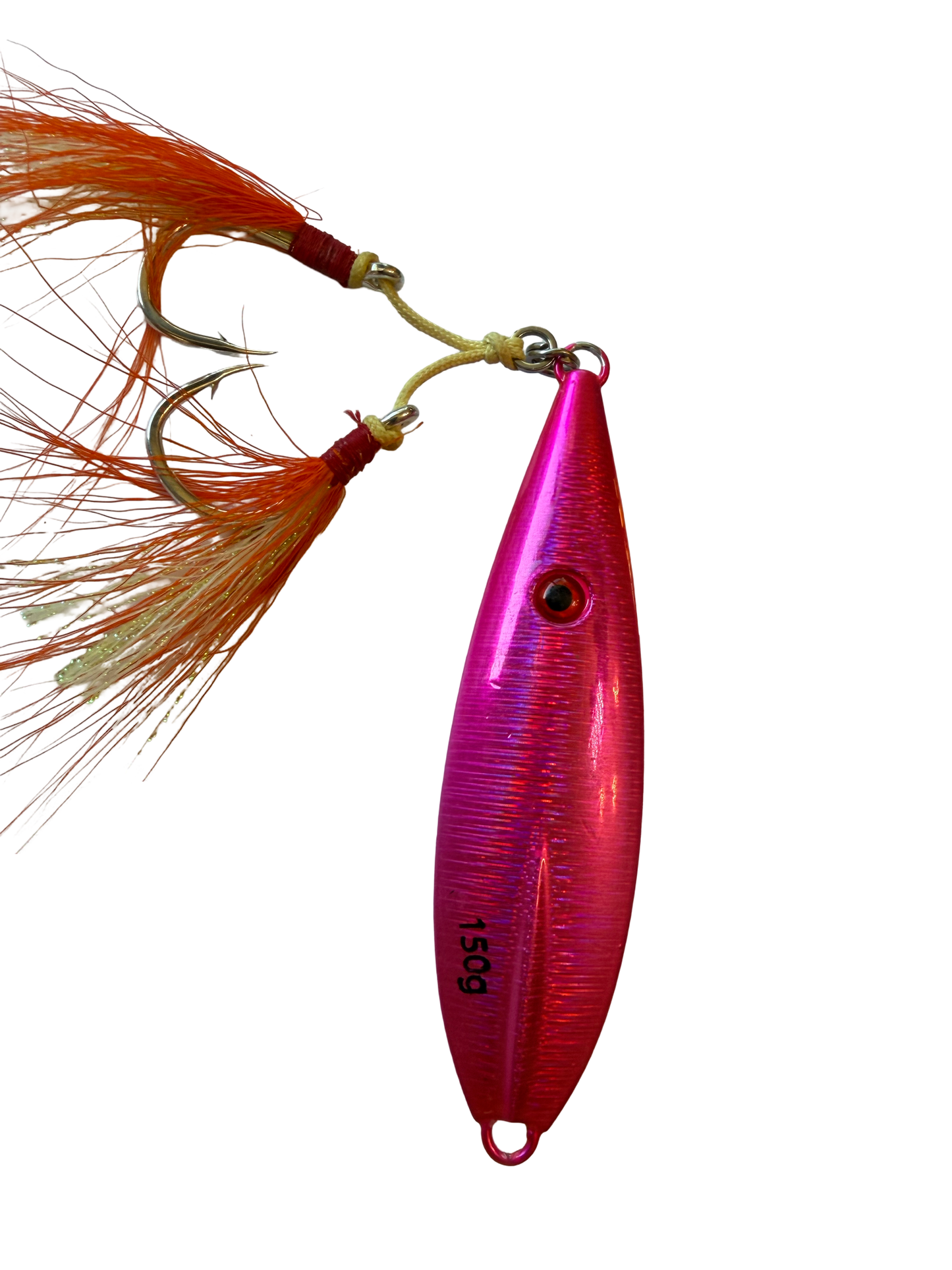 Full Box Fishing            First-In Flutter 150g Slow Pitch Jig (Pink Flash)